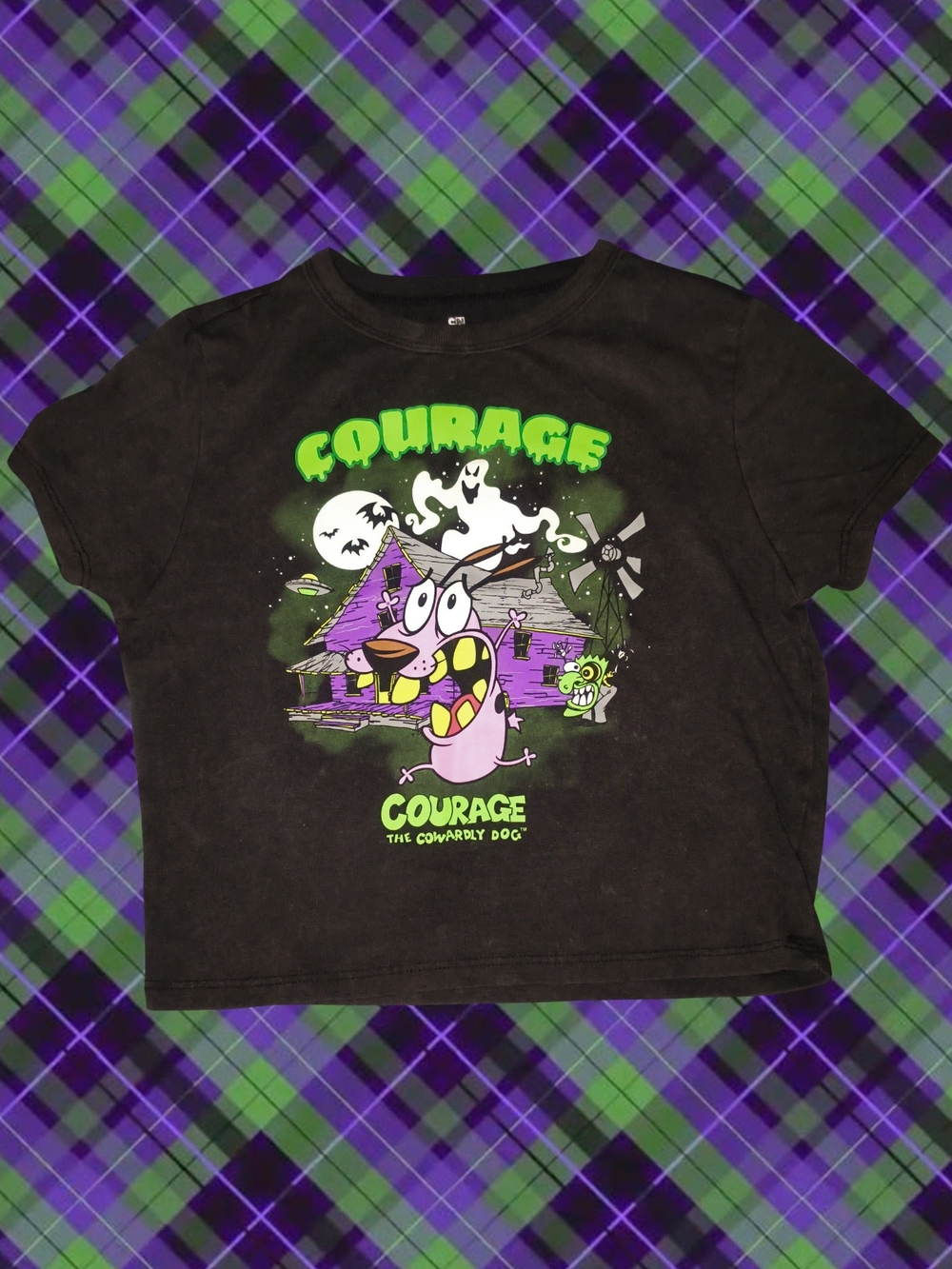 Courage the Cowardly Dog Crop Top